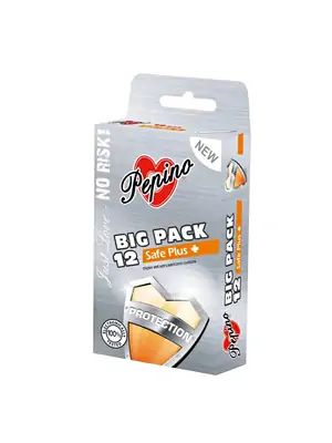 Extra bezpečné a zosilnené kondómy - Pepino kondómy Safe Plus - 12 ks - 8592442900519