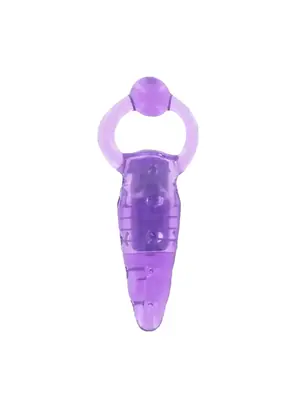 Vibračné análne kolíky - BOOM Finger Patron análny kolíček vibračný fialový - BOM00073