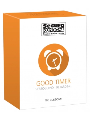 Kondómy predlžujúce styk - Secura kondómy Good Timer 100 ks - 4162820000