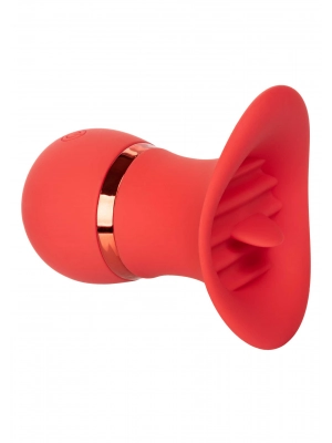 Vibrátory na klitoris - French Kiss Charmer orální stimulátor na klitoris - červená - s13960