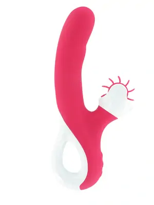 BOOM - BOOM ClitRoll vibrátor na klitoris a bod-G červený - BOM00074