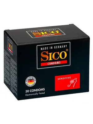 Ultra jemné a tenké kondómy - SICO kondómy Sensitive 50 ks - ecS10217