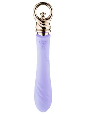 Klasické vibrátory - ZALO Courage vibrátor s funkciou vyhrievania fialový - F01102
