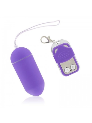 Vibračné vajíčka - Vibračné vajíčko na diaľkové  ovládánie fialové - X0006