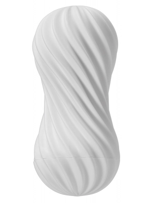 Nevibračné masturbátory - Tenga Flex Silky White masturbátor - 5318980000