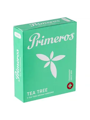 Špeciálne kondómy - Primeros Tea Tree kondómy 3 ks - 8594068390644