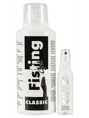 Lubrikanty na fisting - Fisting Classic lubrikačný gél 500 ml + zdarma Čistiaci sprej 50 ml - 6103990000