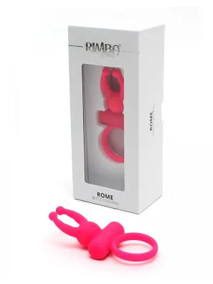 Erekčné krúžky vibračné - Rimba Rome erečkný krúžok vibračný ružový - rmb2517