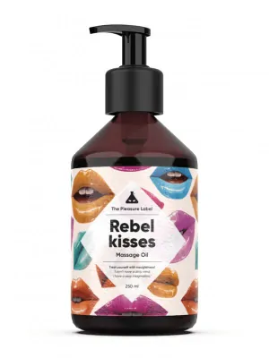 Masážne oleje - Rebel Kisses masážny olej 250 ml - v252083