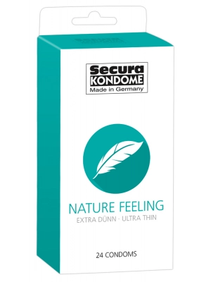 Kondomy Secura - Secura kondómy Nature Feeling 24 ks - 4163630000