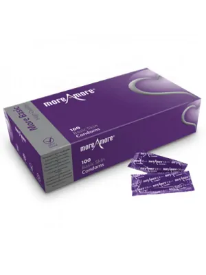 Štandardné kondómy - MoreAmore kondómy Basic Skin 1 ks - E29090-ks