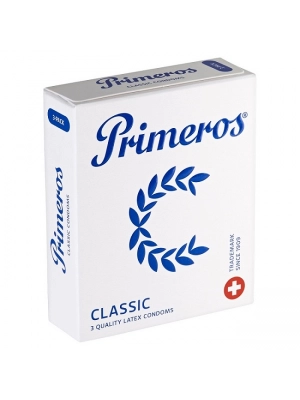 Štandardné kondómy - Primeros Classic kondómy 3 ks - 8594068390545