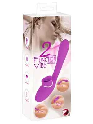 Vibrátory na klitoris - You2Toys 2 Function Vibe vibrátor fialový - 5982080000
