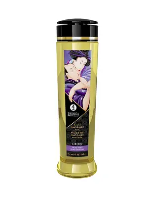 Masážne oleje - Shunga Libido Exotic Fruits masážny olej 240 ml - v271202