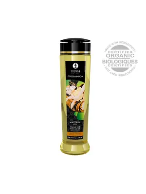 Masážne oleje - Shunga Organica Almond Sweetness masážny olej 240 ml - v271312