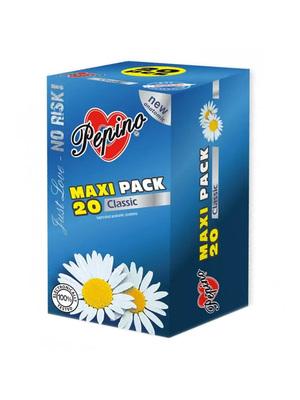 Štandardné kondómy - Pepino Maxi pack kondómy Classic 20ks - SU26108