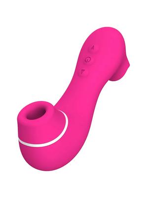 Vibrátory na klitoris - Romant Laurence obojstranný Suction stimulátor klitorisu - RMT118pnk