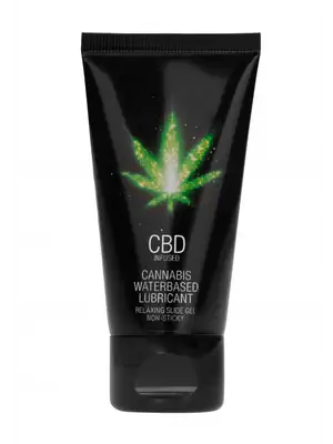 Lubrikačné gély na vodnej báze - CBD Cannabis Lubrikačný gél s kanabisom 50 ml - shmPHA139