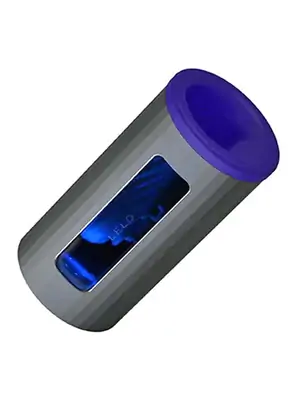 Vibračné masturbátory - LELO F1S V2 Gunmetal Blue masturbátor so sonickými vlnami - LELO8366