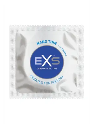 Ultra jemné a tenké kondómy - EXS Nano Thin kondóm 1 ks - shm100EXSNANO-ks