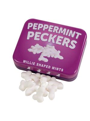 Erotické sladkosti - S&F Peppermint Pecker cukríky v tvare penisu 45 g - E24542