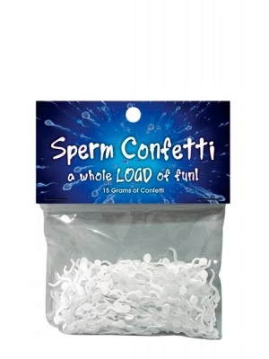 Erotické srandičky - Konfety - biele spermie - v160527