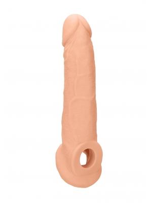 Návleky na penis - REALROCK Predlžujúci návlek na penis 22 cm - REA107FLE