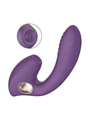 Vibrátory na klitoris - BASIC X Alyssa stimulátor klitorisu a vibrátor 2v1 fialový - BSC00349