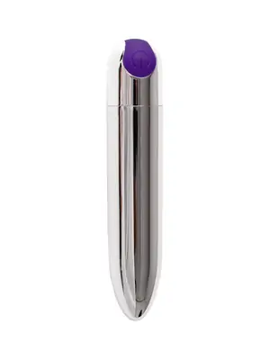 Mini vibrátory - BASIC X Gina minivibrátor strieborný - BSC00360
