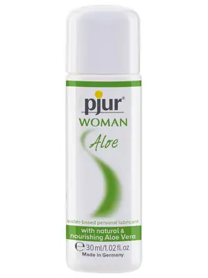 Lubrikačné gély na vodnej báze - Pjur Woman Aloe Vera lubrikačný gél 30 ml - 6165400000