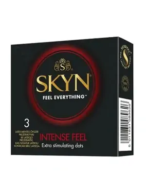 Kondómy bez latexu - SKYN kondómy Intense Feel 3 ks - 5011831093791