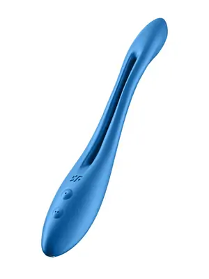 Multifunkčné vibrátory - Satisfyer Elastic game Multifunkčný párový vibrátor - modrý - rmb3890