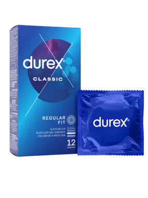 Štandardné kondómy - Durex Classic kondómy 12 ks - 5010232964624