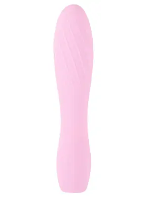 Mini vibrátory - Cuties minivibrátor s vrúbkami - ružový - 5542000000