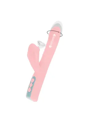 Tlakové stimulátory na klitoris - Romant Elvis pulzátor s podtlakovým stimulátorom ružový - RMT128pnk