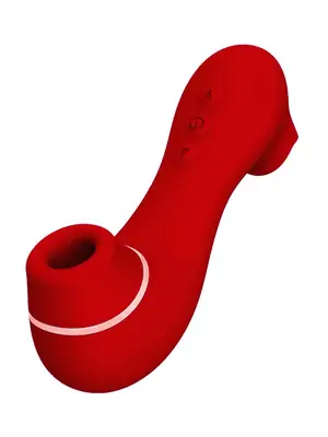 Vibrátory na klitoris - Romant Laurence obojstranný Suction stimulátor klitorisu – kopie - RMT118red