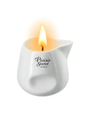 Masážne sviečky - Plaisir Secret Masážna sviečka 80 ml Vanilla - 6235390000