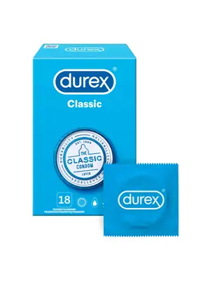 Štandardné kondómy - DUREX Classic kondómy 18 ks - 5052197025491