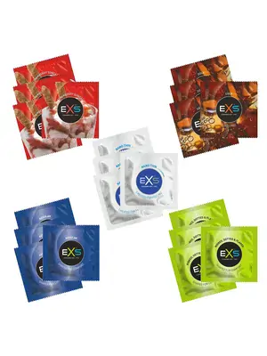 Štandardné kondómy - EXS kondómy Testovacia sada 2 - 20 ks - 8594072768675