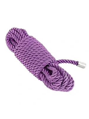 Putá a bondage - BASIC X bondážne lano z polypropylénu 5 m fialové - BSC00437pur