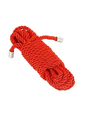 Putá a bondage - BASIC X bondážne lano z polypropylénu 5 m červené - BSC00437red