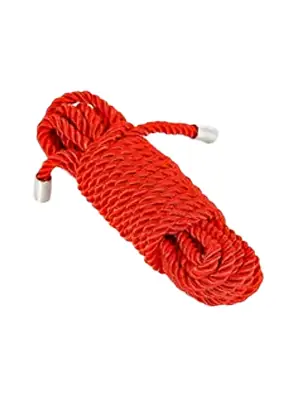 Putá a bondage - BASIC X bondážne lano z polypropylénu 10 m červené - BSC00436red
