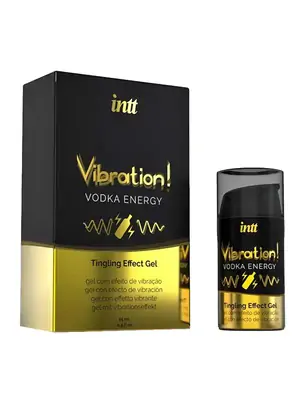 Stimulácia klitorisu a vagíny - intt Vibration! Tingling effect gel - Vodka energy 15 ml - 5600304015318