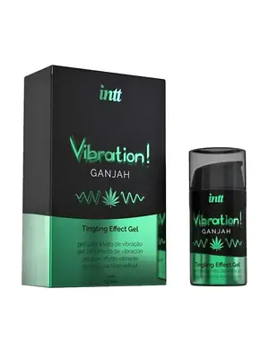 Stimulácia klitorisu a vagíny - intt Vibration! Tingling effect gel - Ganjah 15 ml - 5600304015332