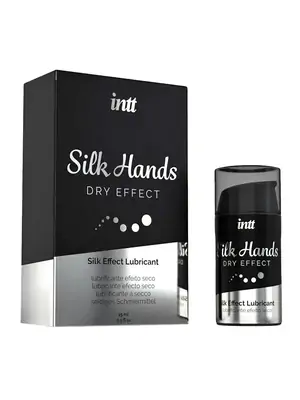 Silikónové lubrikačné gély - intt Silk Hands Dry effect Lubrikant 15 ml - 5600304015356