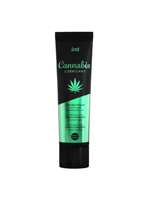 Lubrikačné gély s príchuťou alebo vôňou - intt Cannabis Lubrikačný gél 100 ml - 5600304015448