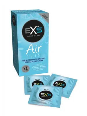Ultra jemné a tenké kondómy - EXS Air Thin Kondómy 12 ks - shm12EXSAIR