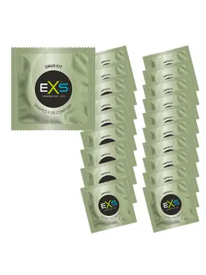 Extra malé kondómy - EXS Sada kondómov Snug Fit 20 ks - 8594072769382