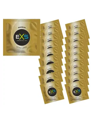 Extra veľké kondómy - EXS Sada kondómov Magnum 20 ks - 8594072769375