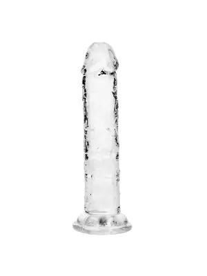 Dildá s prísavkou - Realrock Realistické dildo s prísavkou 15,5 cm - transparentné - REA150TRA1